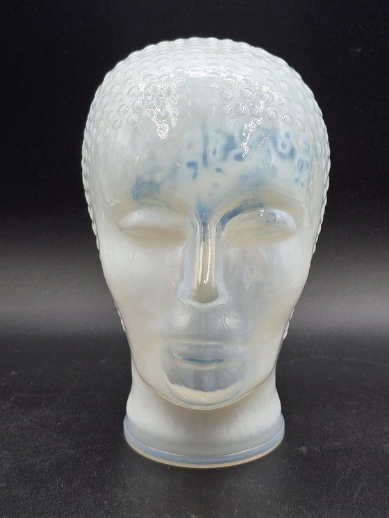 Image 1 of Glazen Hoofd, Opaline Glas