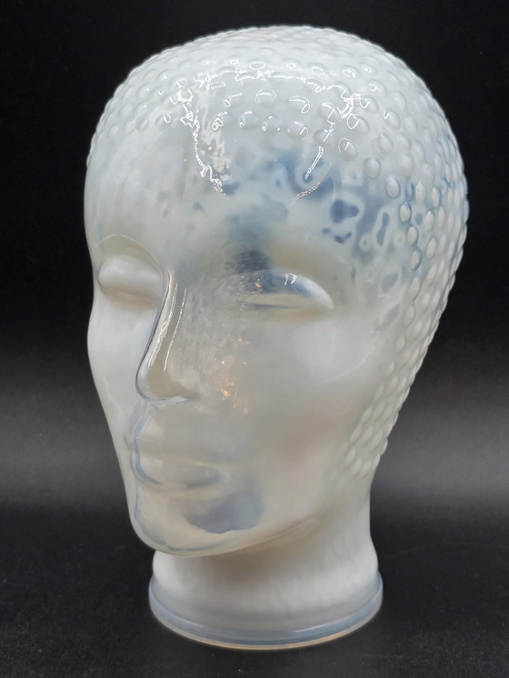 Image 1 of Glazen Hoofd, Opaline Glas