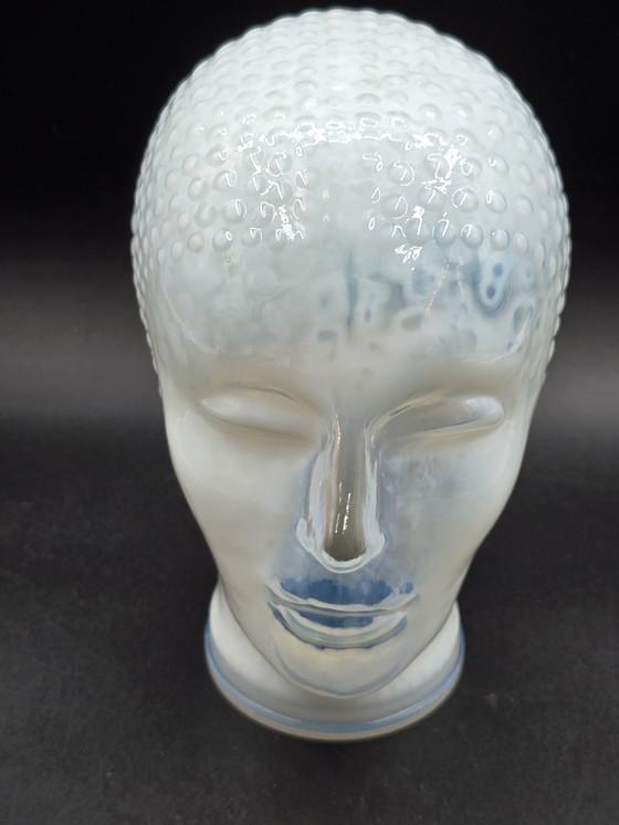 Image 1 of Glazen Hoofd, Opaline Glas