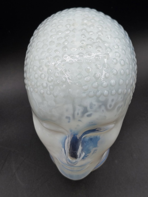 Image 1 of Glazen Hoofd, Opaline Glas