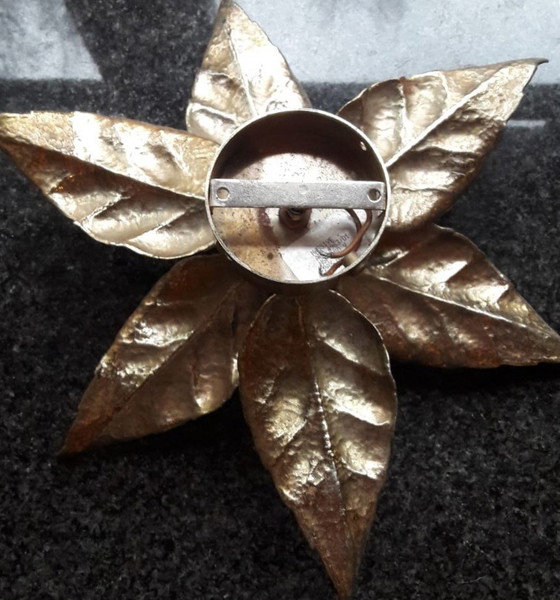 Image 1 of Massive Bladeren Lamp Goud