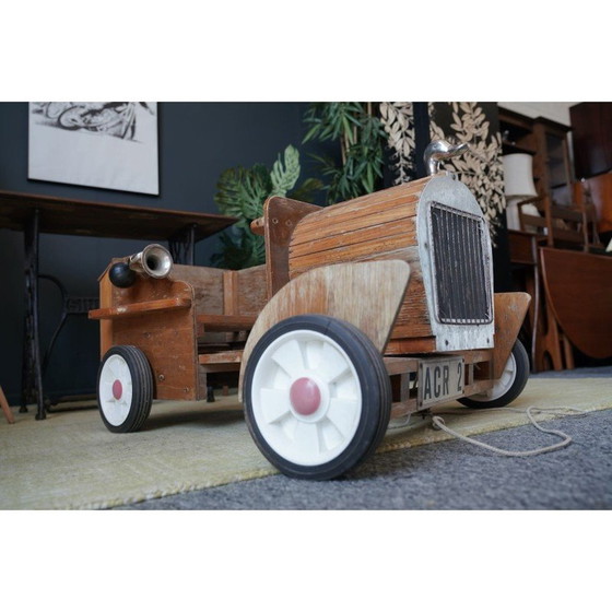 Image 1 of Vintage houten speelgoedauto