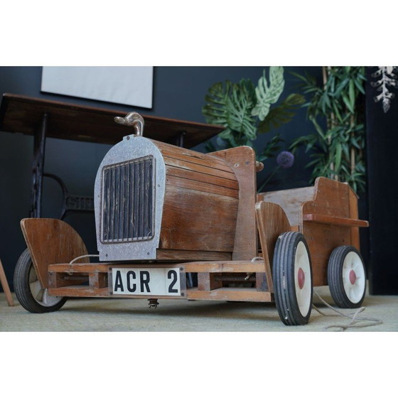 Image 1 of Vintage houten speelgoedauto