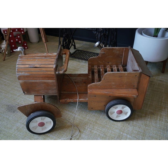 Image 1 of Vintage houten speelgoedauto