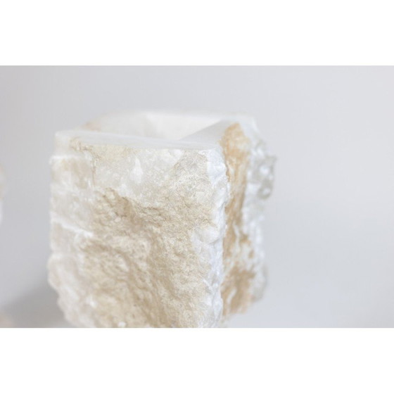 Image 1 of Paar vintage lampen in albast