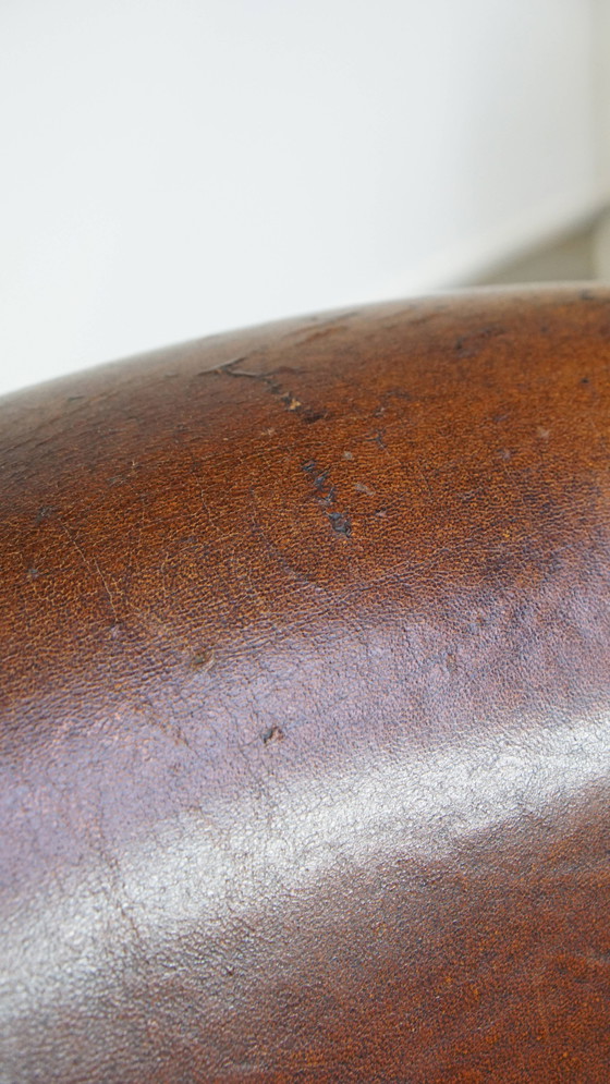 Image 1 of Vintage Schapenleren Clubfauteuil