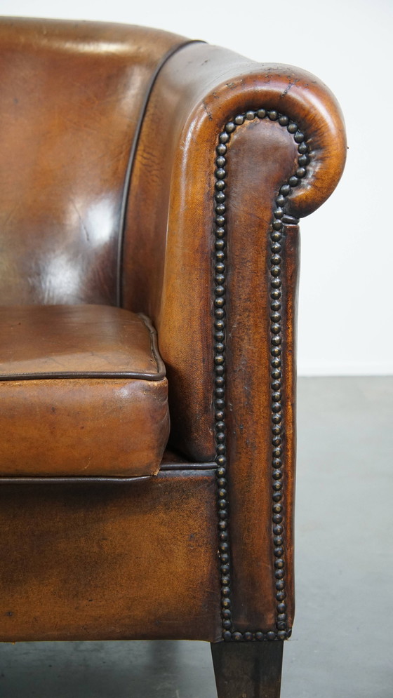 Image 1 of Vintage Schapenleren Clubfauteuil