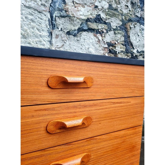 Image 1 of Vintage eiken ladekast met 3 laden voor Austinsuite meubelen