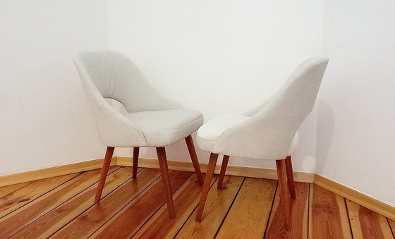 Image 1 of Vintage fauteuils, Tsjecho-Slowakije, 1960S, set van 2