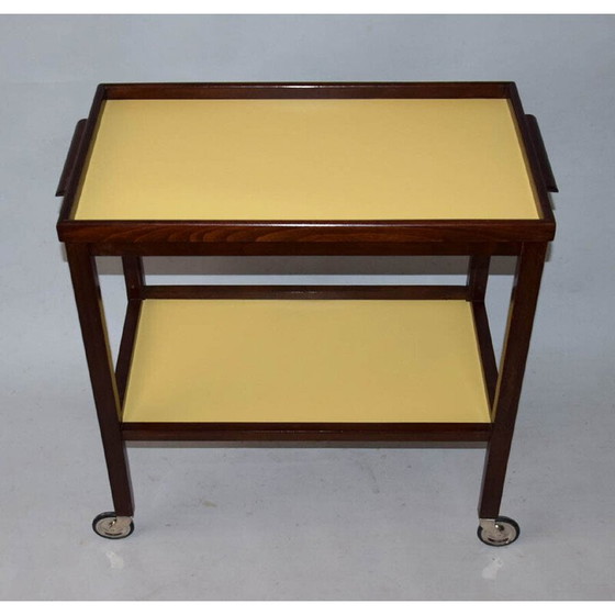 Image 1 of Vintage serveertafel Drant Trnka en Volak Dřevoprůmysl Holešo, 1940