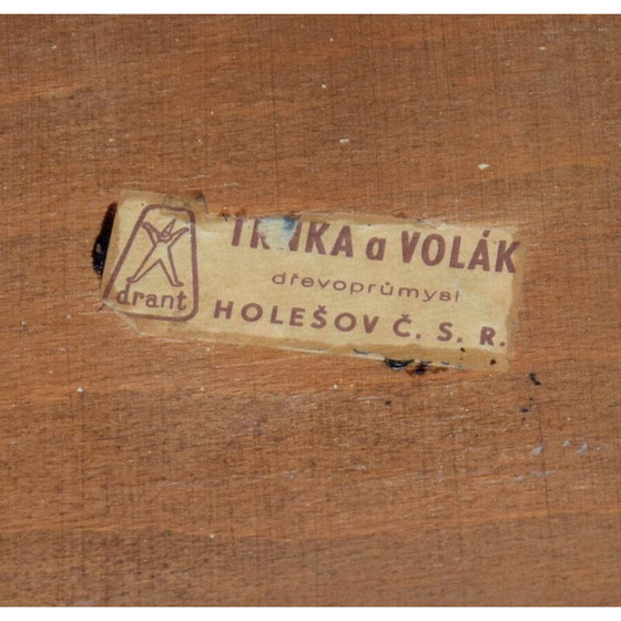 Image 1 of Vintage serveertafel Drant Trnka en Volak Dřevoprůmysl Holešo, 1940