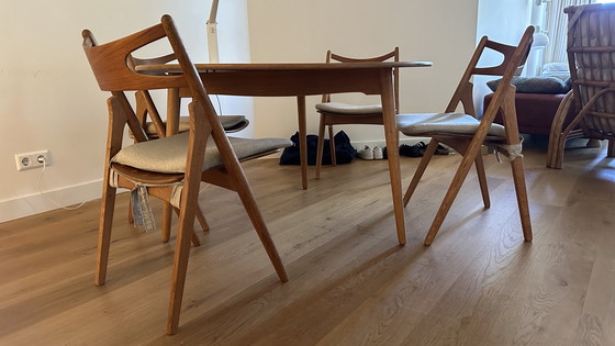 Image 1 of Hans Wegner eetkamerset