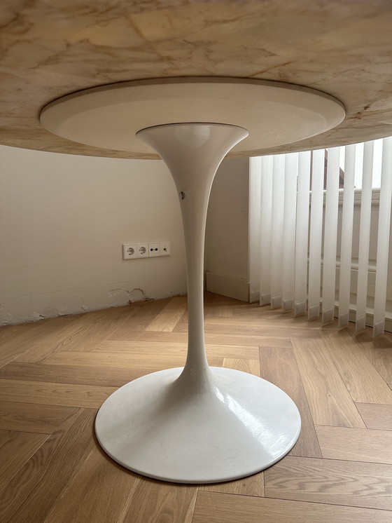 Image 1 of Knoll Marble Tulip Table