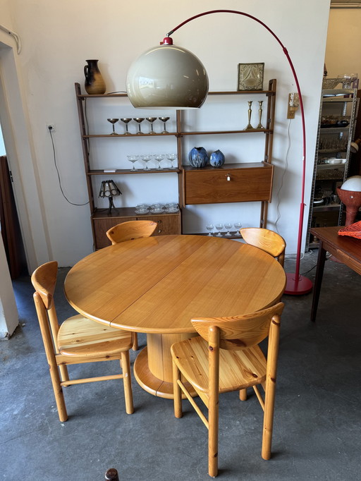 4x Vintage Eetkamerstoelen