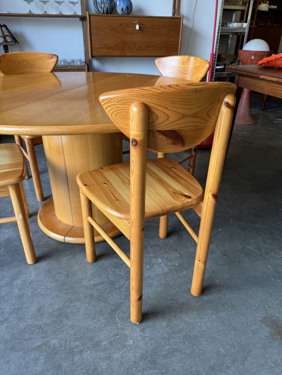 Image 1 of 4x Vintage Eetkamerstoelen