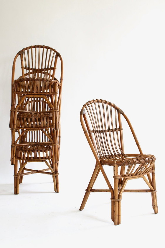 Image 1 of Pierre Hardy Rotan Stoelen Voor La Maison Hardy