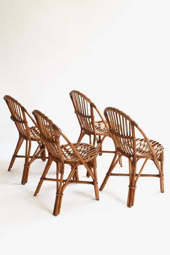 Image 1 of Pierre Hardy Rotan Stoelen Voor La Maison Hardy