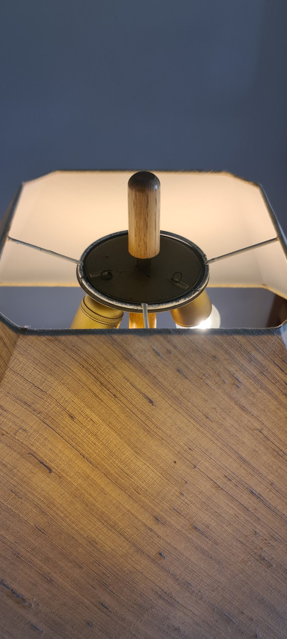 Image 1 of Mid-Century Houten Vloerlamp