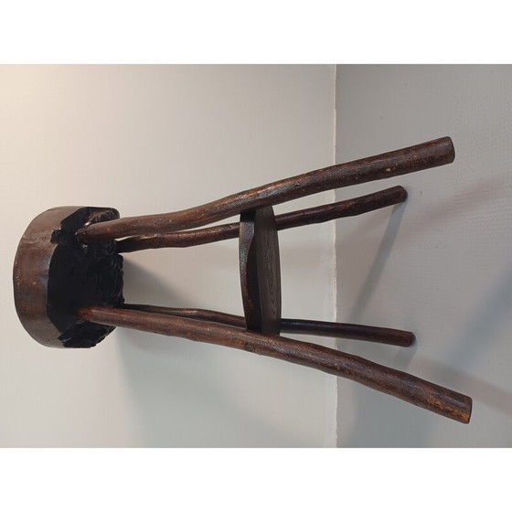 Image 1 of Vintage Brutalistische kunst barkruk, 1950