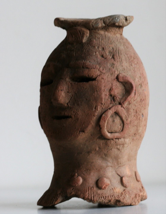 Image 1 of Haniwa krijgershoofd