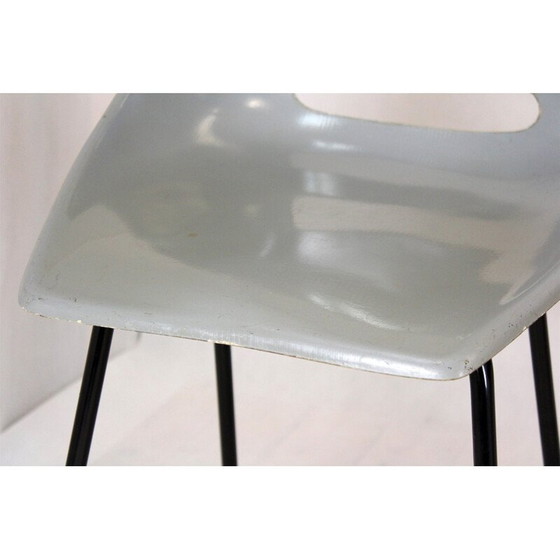 Image 1 of Set van 4 vintage stoelen van glasvezel door Miroslav Navratil voor Vertex 1960
