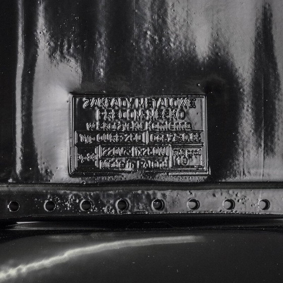 Image 1 of Vintage zwarte hanglamp van Mesko, Polen 1960