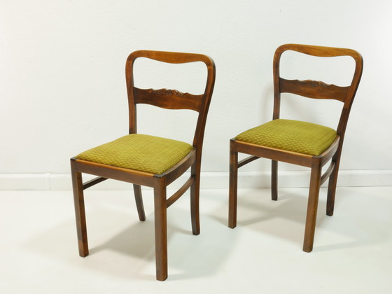 Image 1 of Vintage stoelenset, eetkamerstoelen, jaren 50, Duitsland