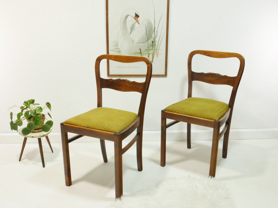 Image 1 of Vintage stoelenset, eetkamerstoelen, jaren 50, Duitsland