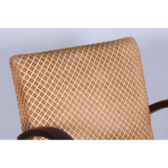 Image 1 of Paar vintage Art Deco walnoten fauteuils van Jules Leleu, Frankrijk 1930