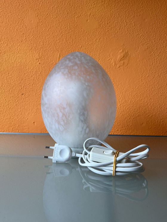 Image 1 of Vintage Domec Vianne Egg lamp Ei lamp