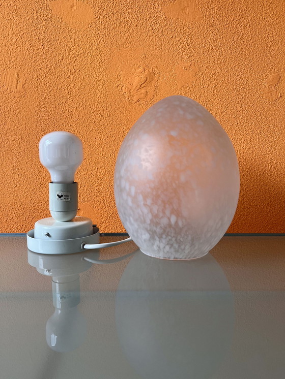 Image 1 of Vintage Domec Vianne Egg lamp Ei lamp