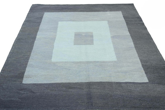 Image 1 of Handgeweven design kelim Fars - 213 x 199 cm - Modern geometrisch ontwerp