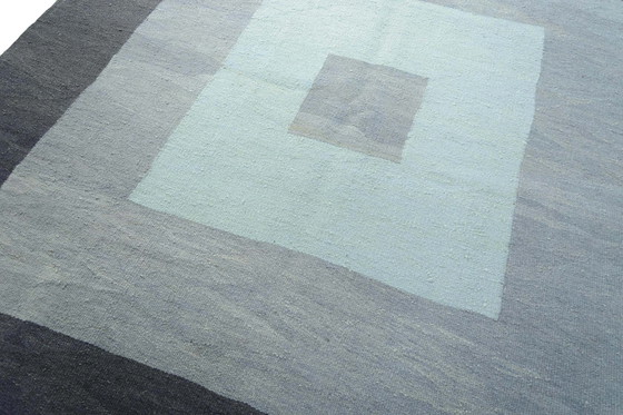 Image 1 of Handgeweven design kelim Fars - 213 x 199 cm - Modern geometrisch ontwerp