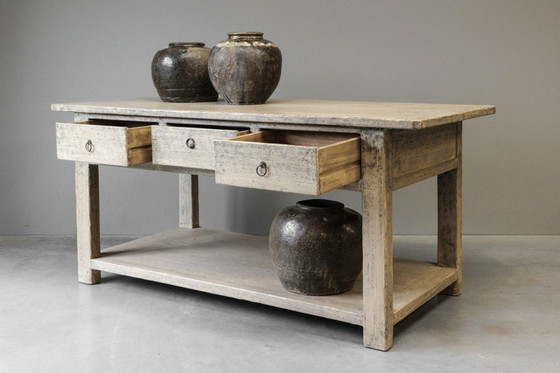 Image 1 of Oude Atelier Tafel