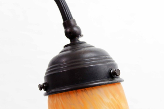 Image 1 of Zwanenhalslamp met glaspasta