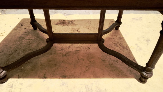 Image 1 of Art Nouveau eiken tafel 1890-1910