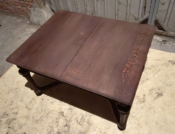 Image 1 of Art Nouveau eiken tafel 1890-1910