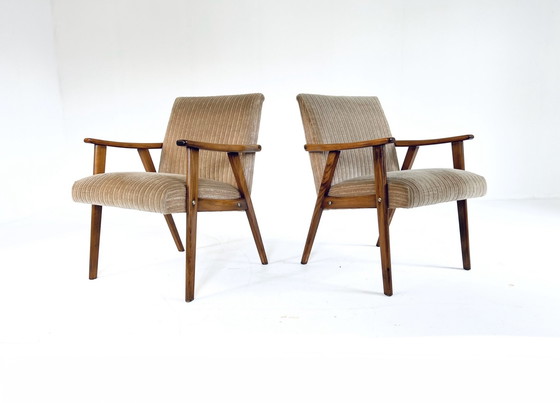 Image 1 of 3x vintage fauteuil