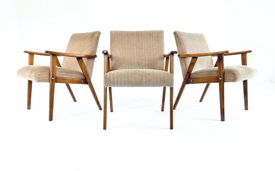 Image 1 of 3x vintage fauteuil