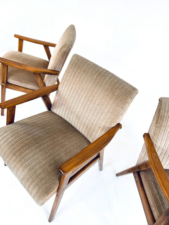 Image 1 of 3x vintage fauteuil