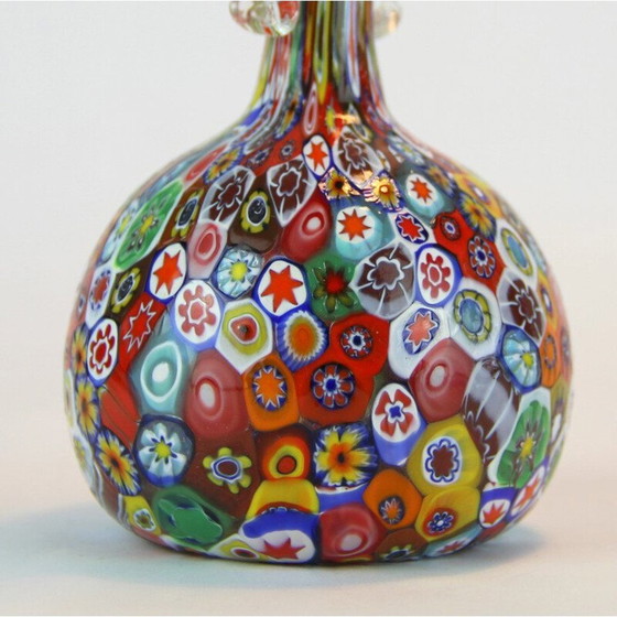 Image 1 of Vintage Murano glazen vaas van Fratelli Toso, 1960