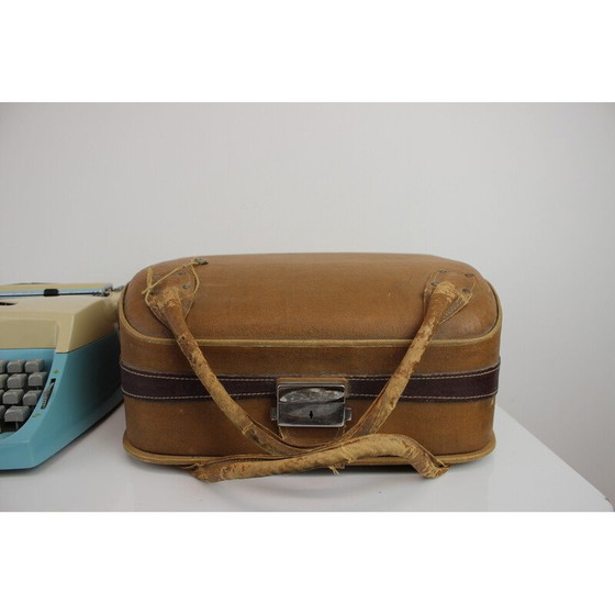 Image 1 of Vintage metalen, plastic typemachine voor consul, Tsjechoslowakije 1960