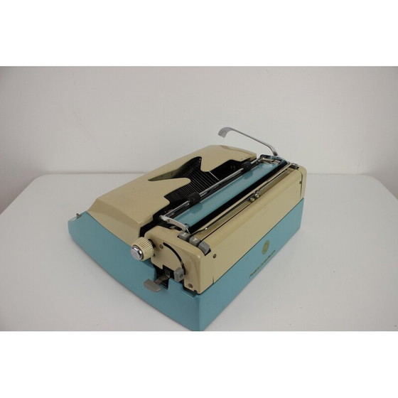 Image 1 of Vintage metalen, plastic typemachine voor consul, Tsjechoslowakije 1960