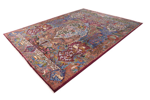 Echt oosters tapijt Kashmar Garden of Eden 4,00 X 3,00 Nr. 1140