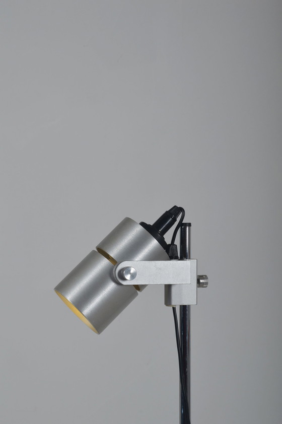 Image 1 of Deense vloerlamp met 2 spots van J. Junge, jaren '70