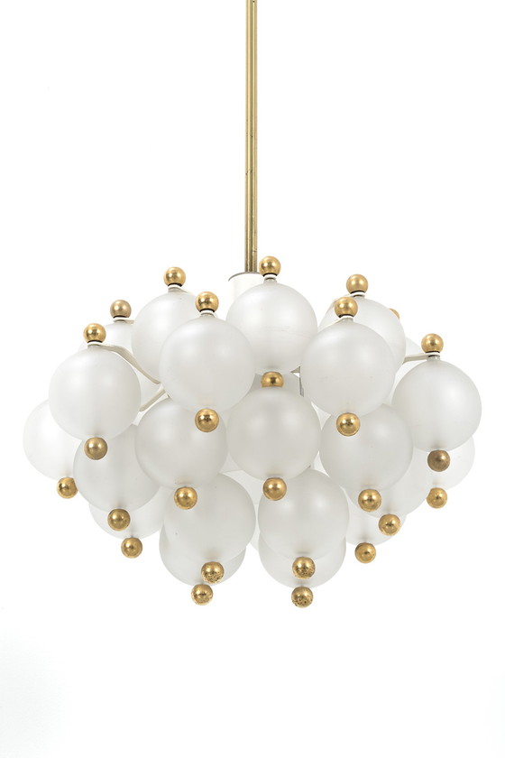 Image 1 of Kinkeldey Frosted Globes Pendant Lamp Belvedere Kristall