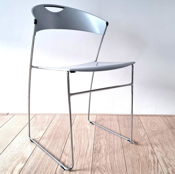 Image 1 of 4x Design Stoelen Juliette Van Baleri Italia By Hannes Wettstein