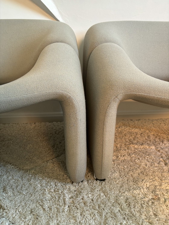 Image 1 of 2x Pierre Paulin Groovy Loungestoel Artifort