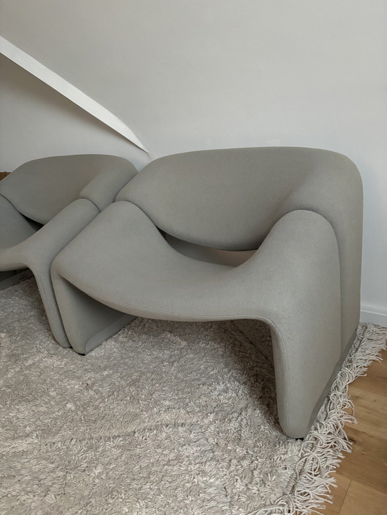 Image 1 of 2x Pierre Paulin Groovy Loungestoel Artifort