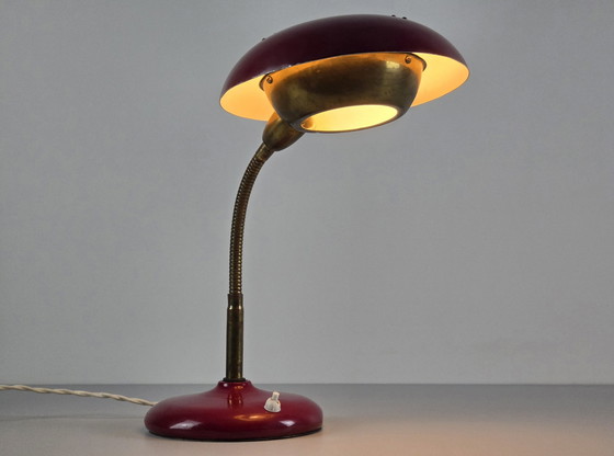 Image 1 of Vintage 1950S Mid Century Moderne Bureaulamp.